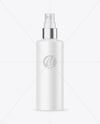 Matte Cosmetic Bottle with Spray Pump Mockup