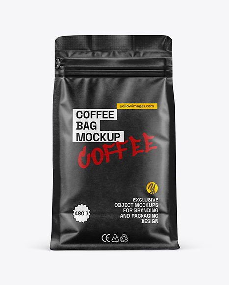 Kraft Paper Coffee Bag Mockup