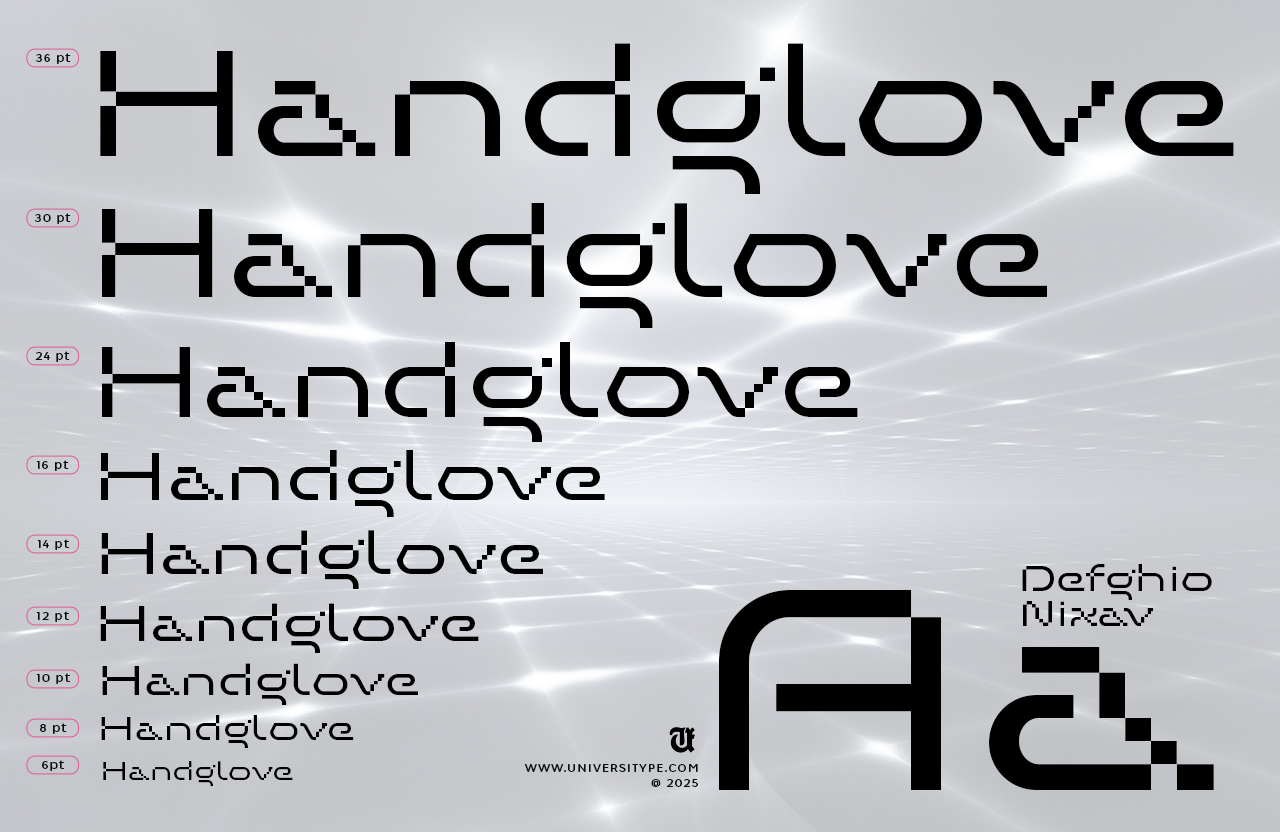 UT Defghio Nixav - A Futuristic Font