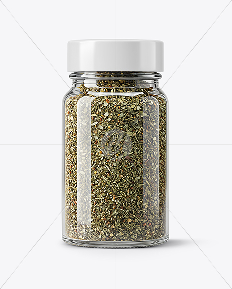 Jar with Herbes de Provence Mockup