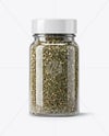 Jar with Herbes de Provence Mockup