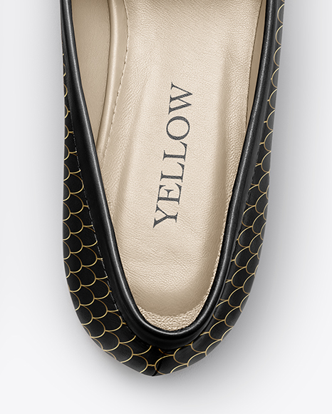 Women's Leather Loafers Mockup