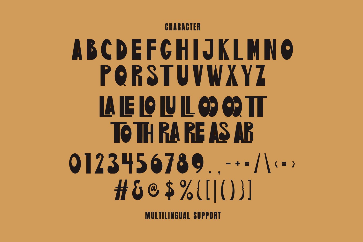 Rathe Oklum Modern Bold Display Font Playful