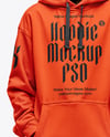 Black Man Wearing Oversize Hoodie and Sweatpants Mockup