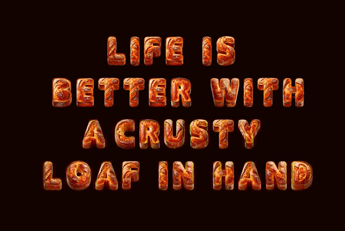 Crispy Bread Font