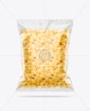 Plastic Bag With Corn Flakes Mockup