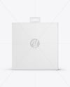 Glossy Paper Box w/ Hang Tab Mockup