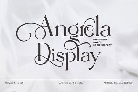 Angrela Display Font