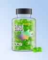 300сс PET Bottle with Gummies Mockup