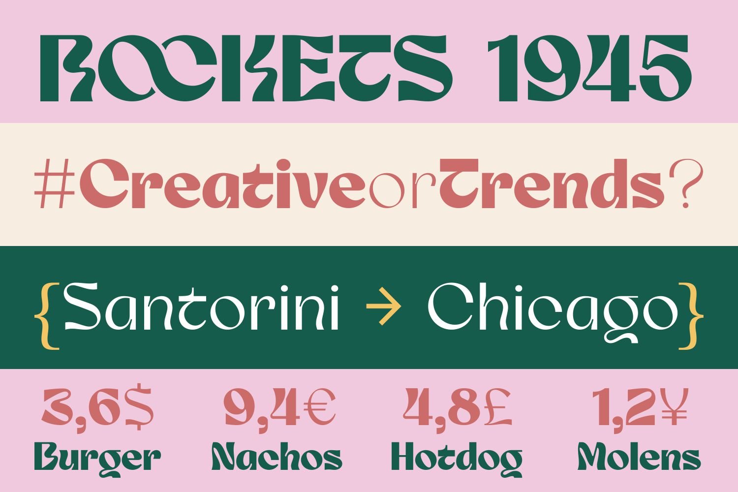 Nagoku - Retro Display Font