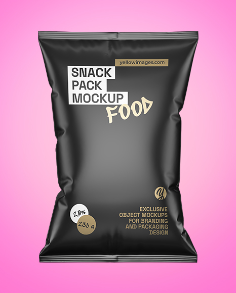 Matte Snack Pack Mockup