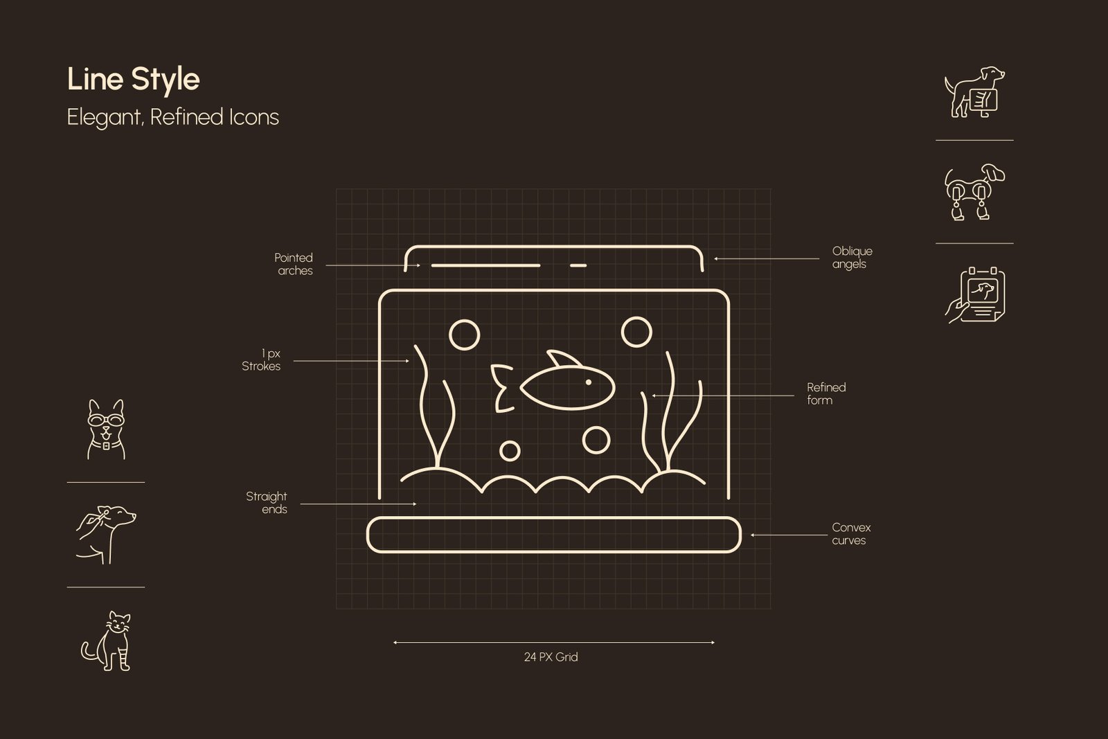 Pet and Veterinary Icon Set
