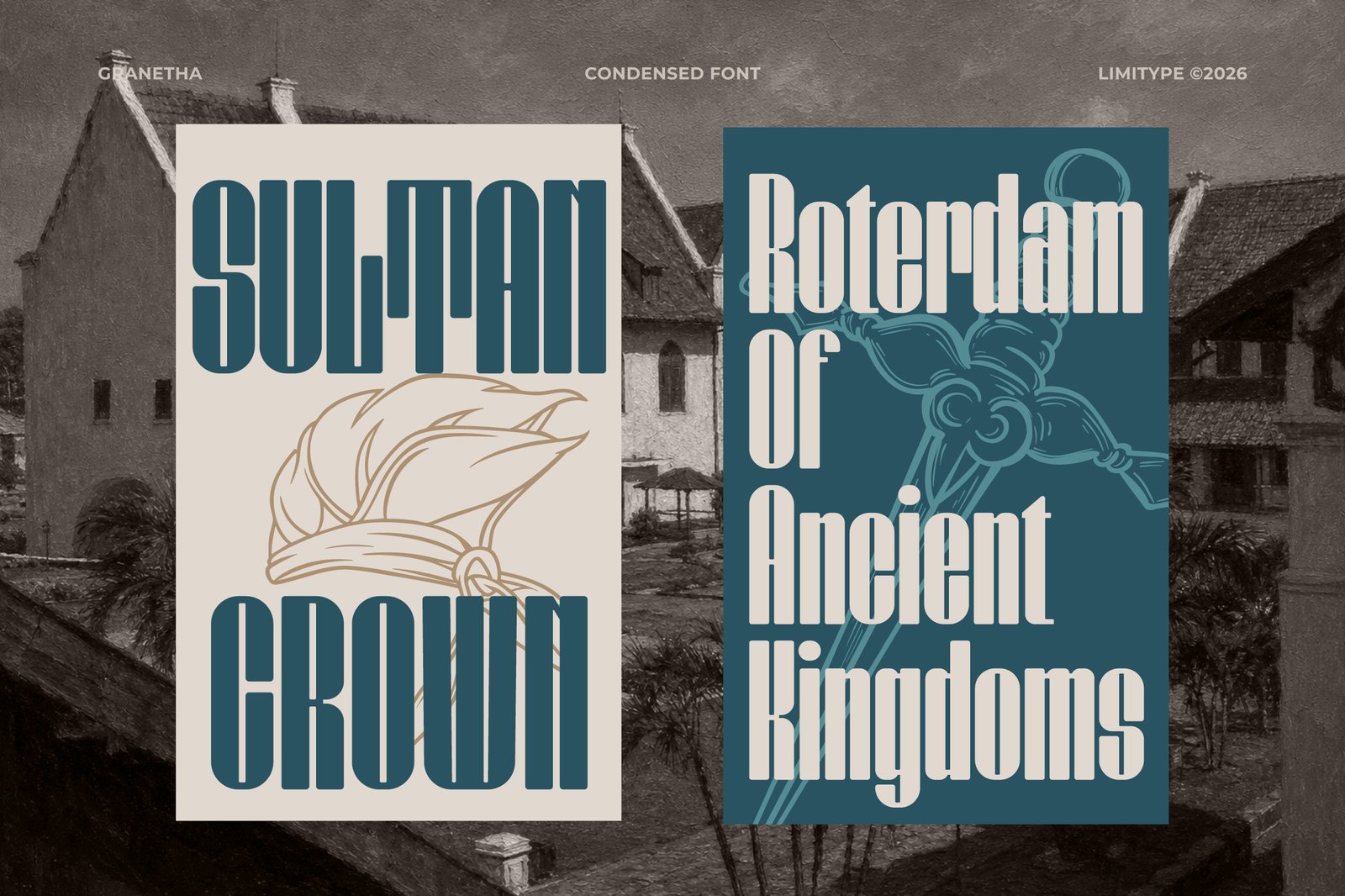 Granetha - Bold Condensed Font