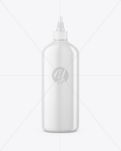 Glossy Cosmetic Bottle Mockup