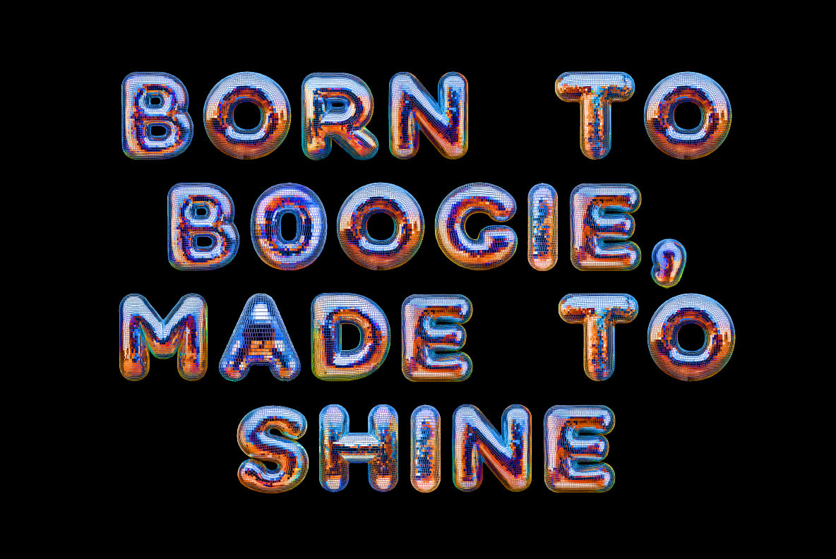 Disco-Pop Font