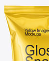 Glossy Snack Package Mockup