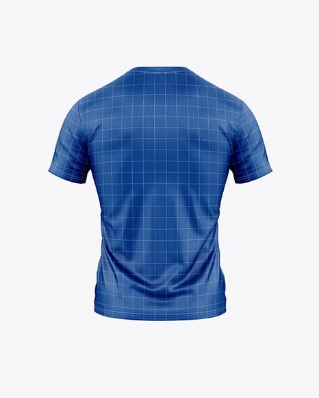 V-Neck Rugby Jersey Mockup - Back View