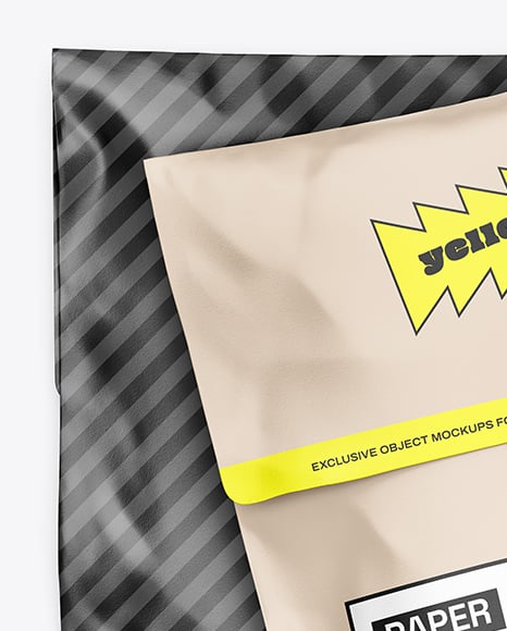 Paper Mailing Bags Mockup