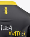 Raglan Short Sleeve Cage Jacket Mockup