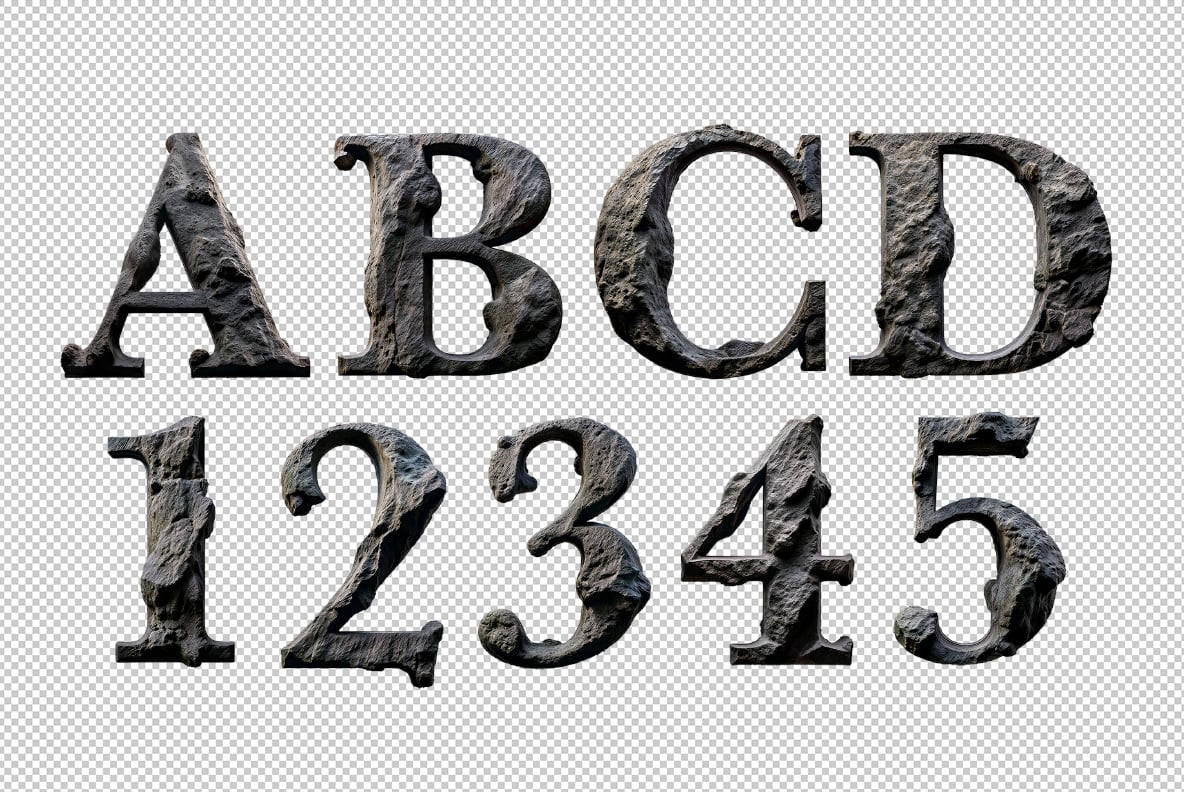 Rocky Relief Font