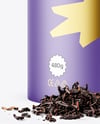 Paper Tube with Tea Mockup