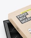 Kraft Paper Sweets Box Mockup
