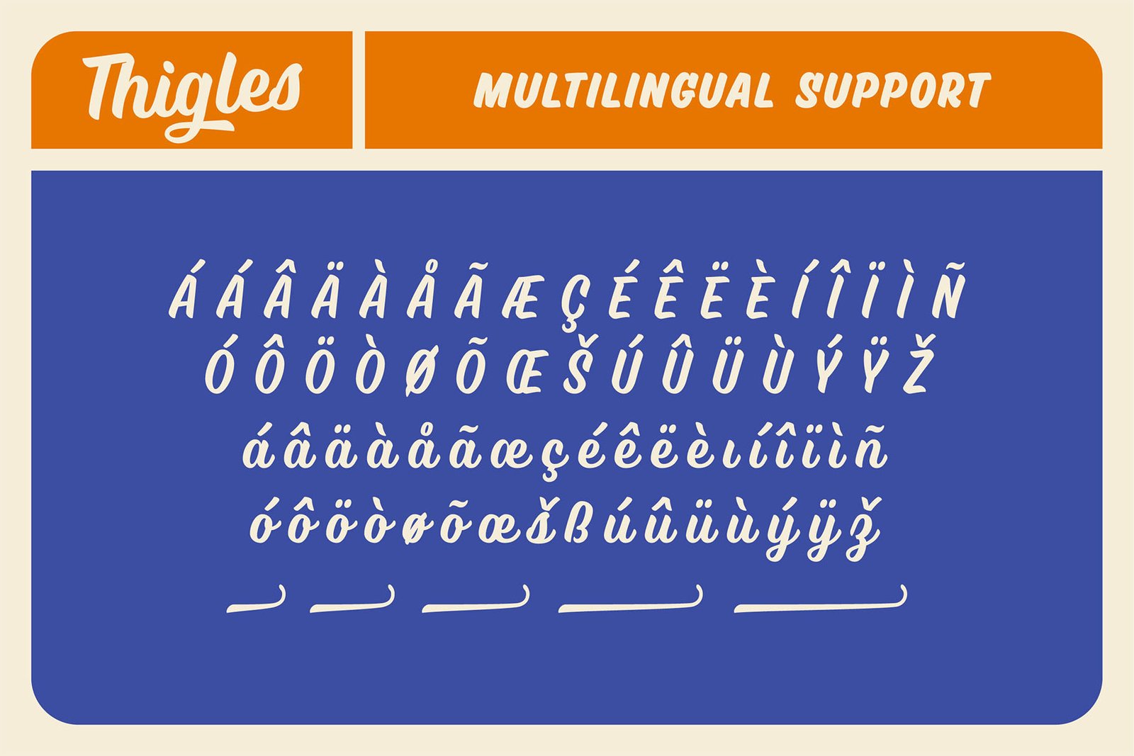 Thigles Font