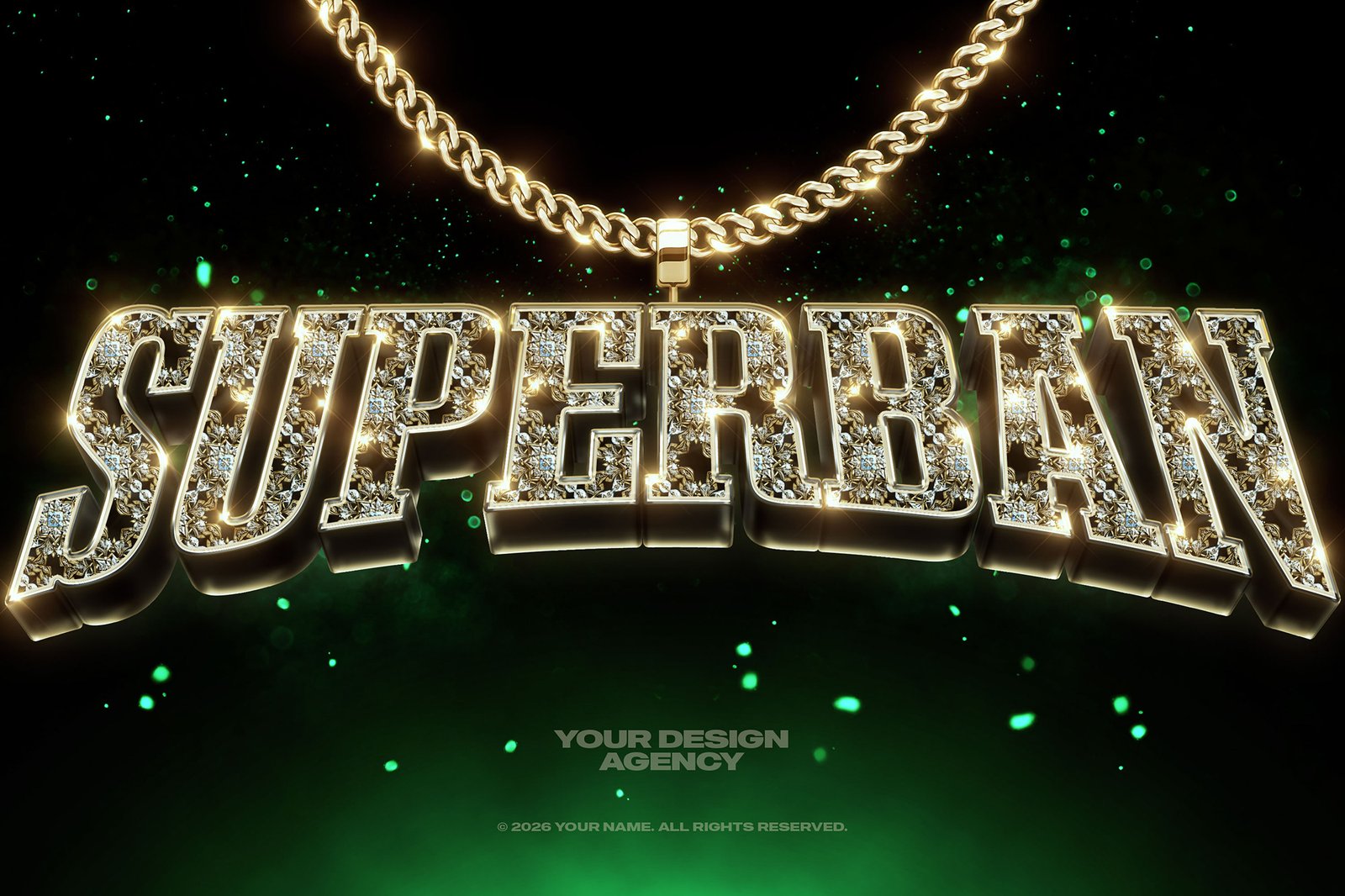 Bling Bling Gold Text Effects Vol. 03