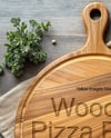 Pizza Wooden Plate Mockup