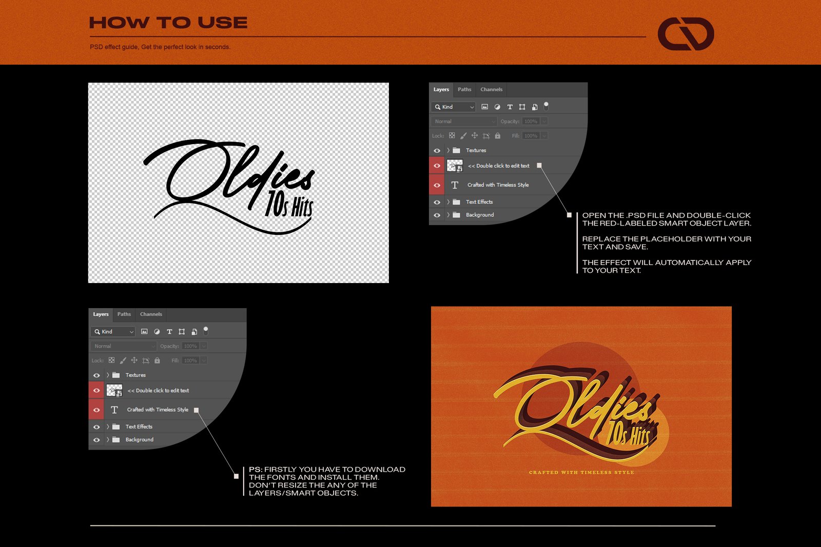 Retro Vintage Text Effects Vol.2