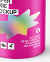Matte Paper Tube with Pull Tab Mockup