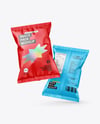 Matte Snack Bags Mockup