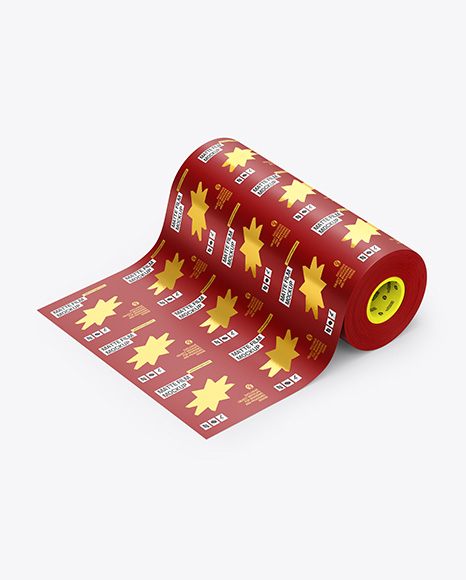 Matte Film Roll Mockup