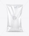 Large Clear Plastic Snack Bag Mockup