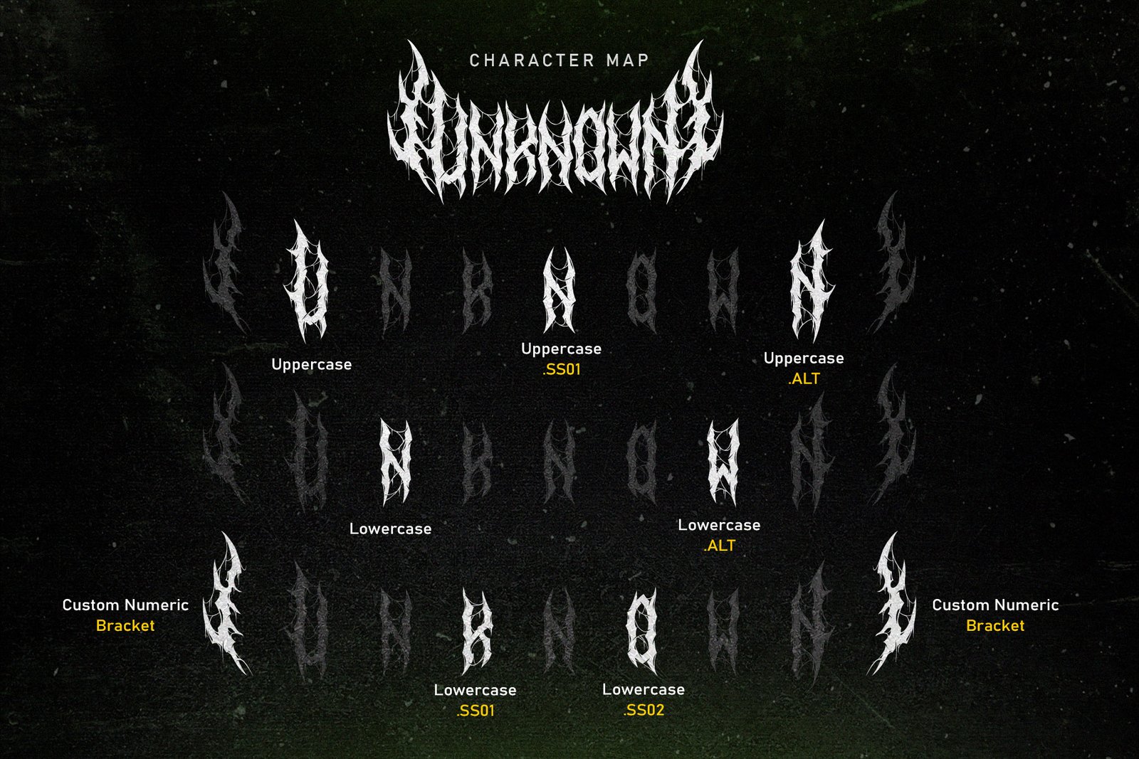 Nervous Beyond | Metal Font