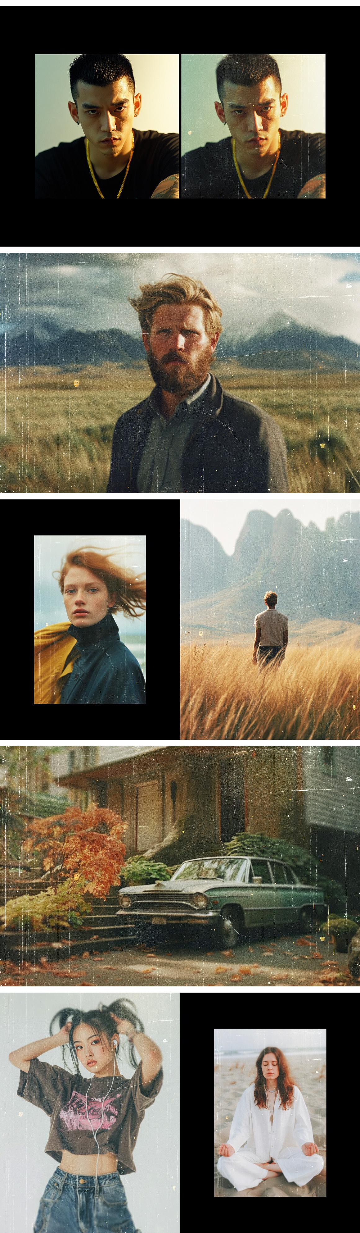 Vintage Cinematic Photo Effect