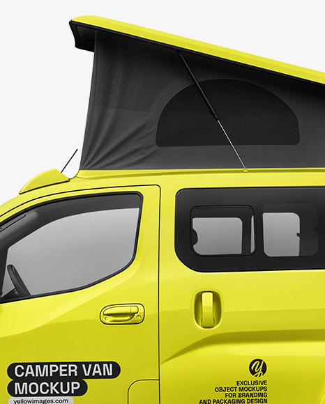 Camper Van Mockup - Side View