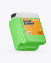 Transparent Plastic 5L Jerrycan Mockup
