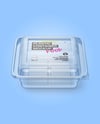 Clear Plastic Container Mockup