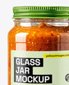 Jar with Tomato Chutney Mockup