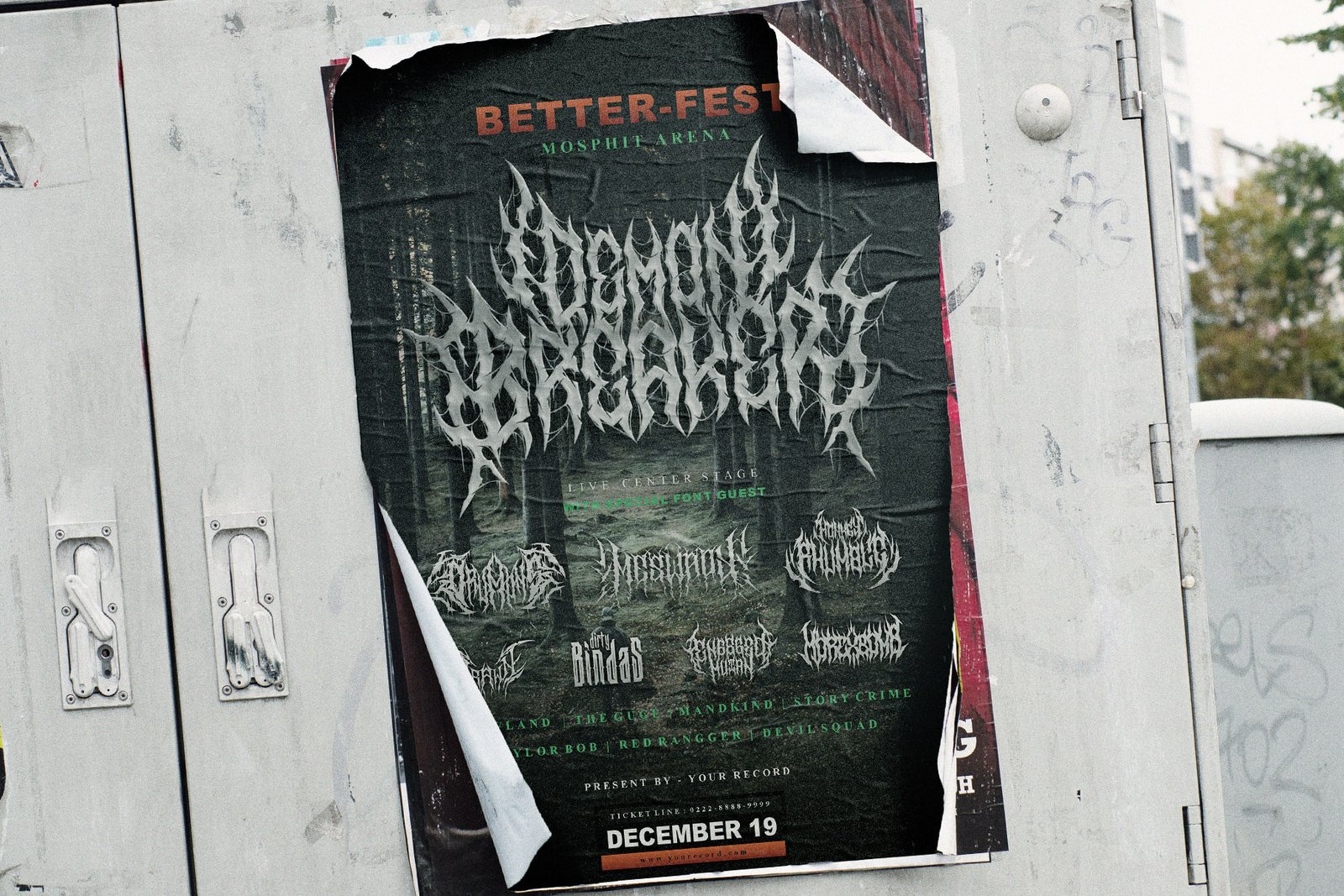 Nervous Beyond | Metal Font