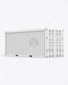 Cargo Shipping Container Mockup