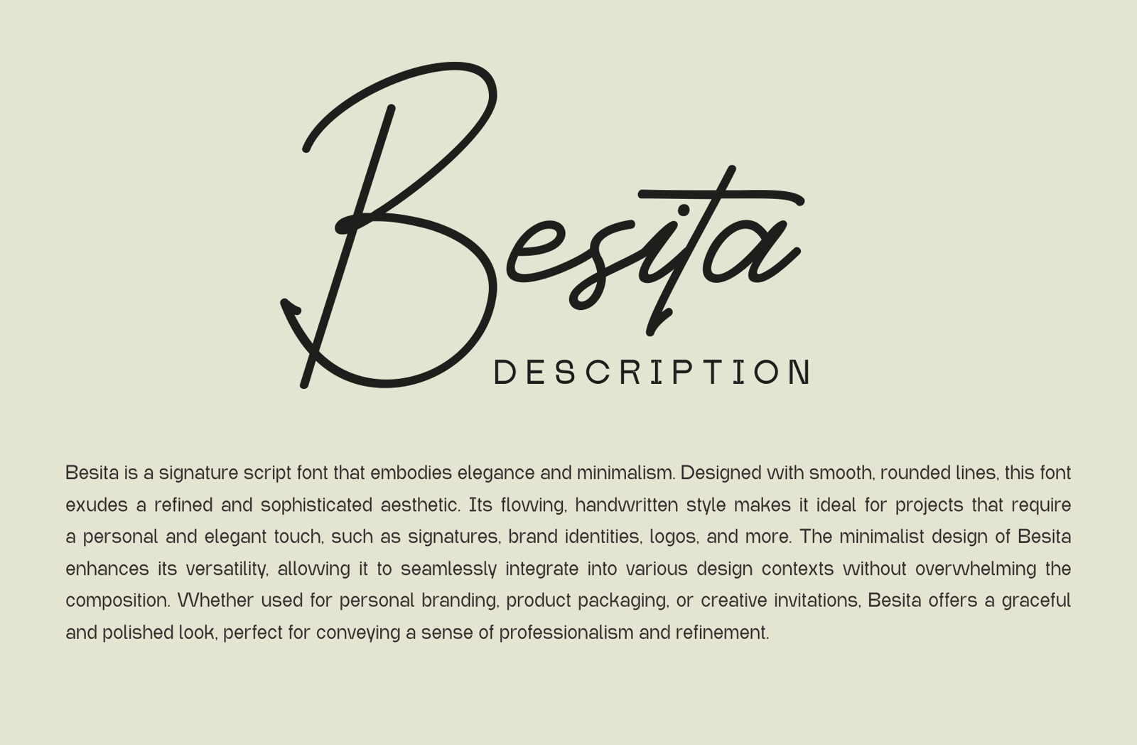 Besita Font