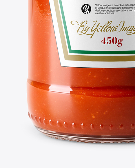 Tomato Ketchup Bottle Mockup