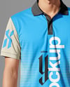 Man Wearing Table Tennis Uniform Mockup