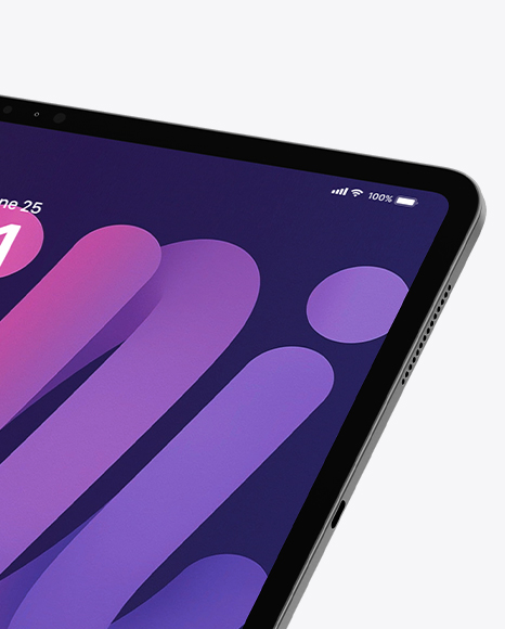 iPad Pro with Apple Pencil Mockup