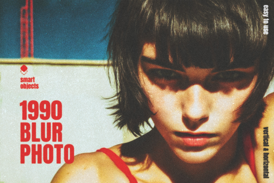 1990 Blurry Photo Effect