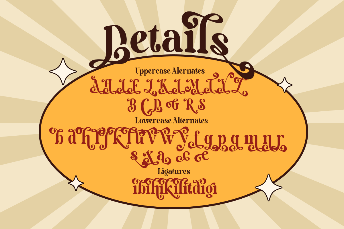 Mocha Brown - Unique Retro Font