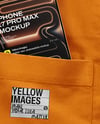 iPhone 17 Pro Max in Pocket Mockup