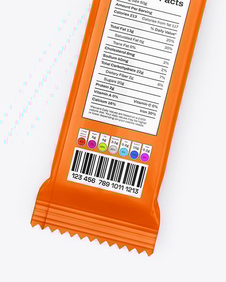 Two Matte Stick Sachets Mockup